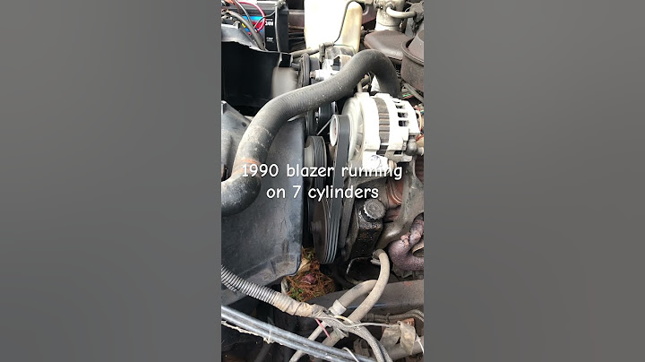 1990 blazer on 7 cylinders
