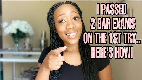 HOW TO PASS THE BAR EXAM ON THE FIRST TRY!! | MUST WATCH!