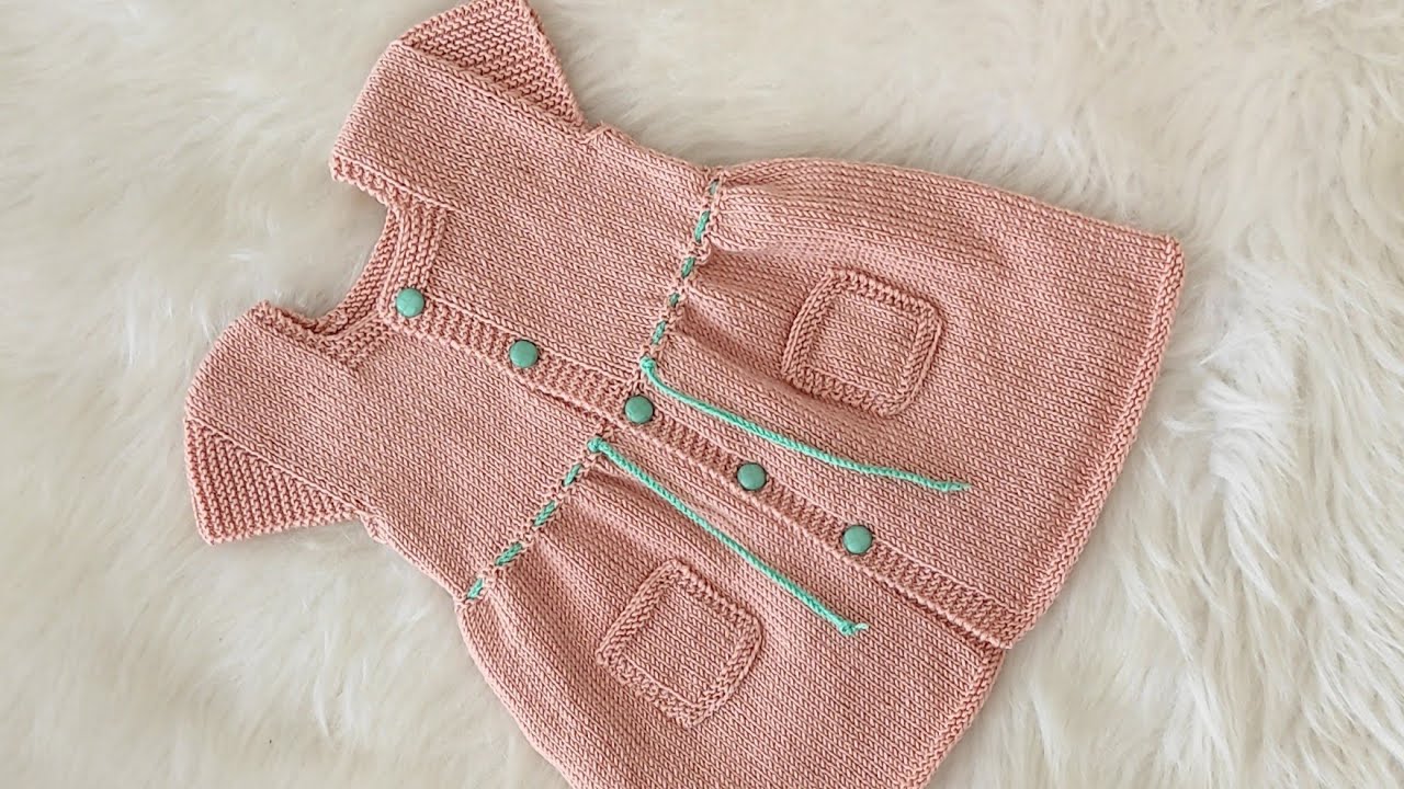 BEBEK ÖRGÜ ELBİSE MODELİ ❗ 1/2 YAŞ