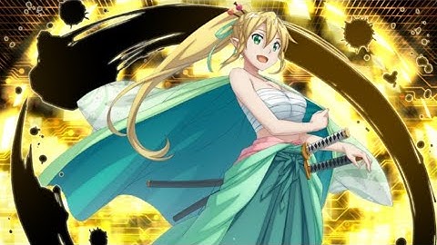 SAOIF Skill Testing 2H Axe Burst Skill "Kabuki Princess Leafa"