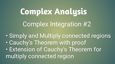 Complex Analysis ||Complex Integration #2||Cauchy