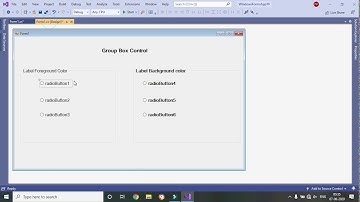#13 Visual C# | GroupBox Control  | Hindi