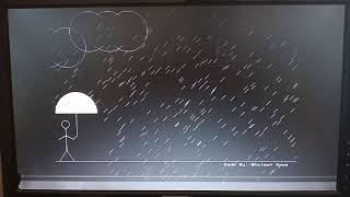 Graphics in c++(Walking man in rain)