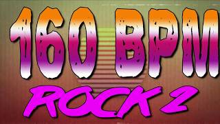 160 BPM - Rock 2 - 4/4 Drum Track - Metronome - Drum Beat