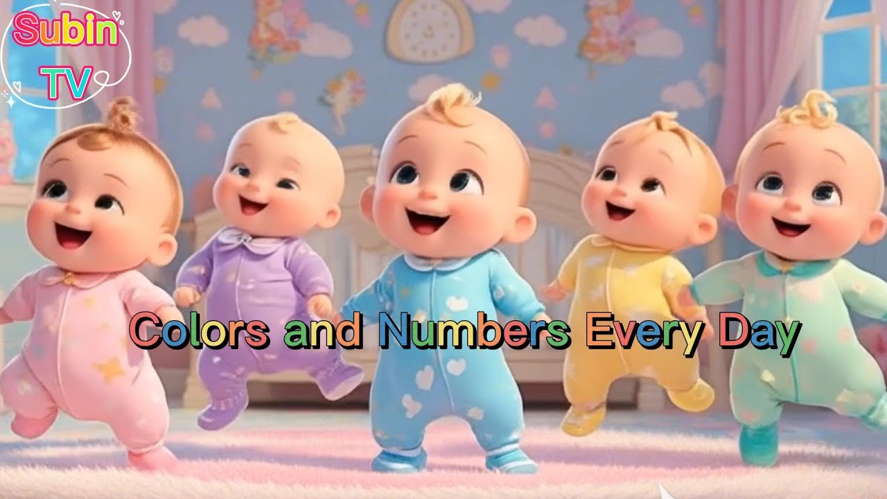 🎵 Colors and Numbers Every Day – Learning Song for Kids | Subin TV - Kids Songs 🌈