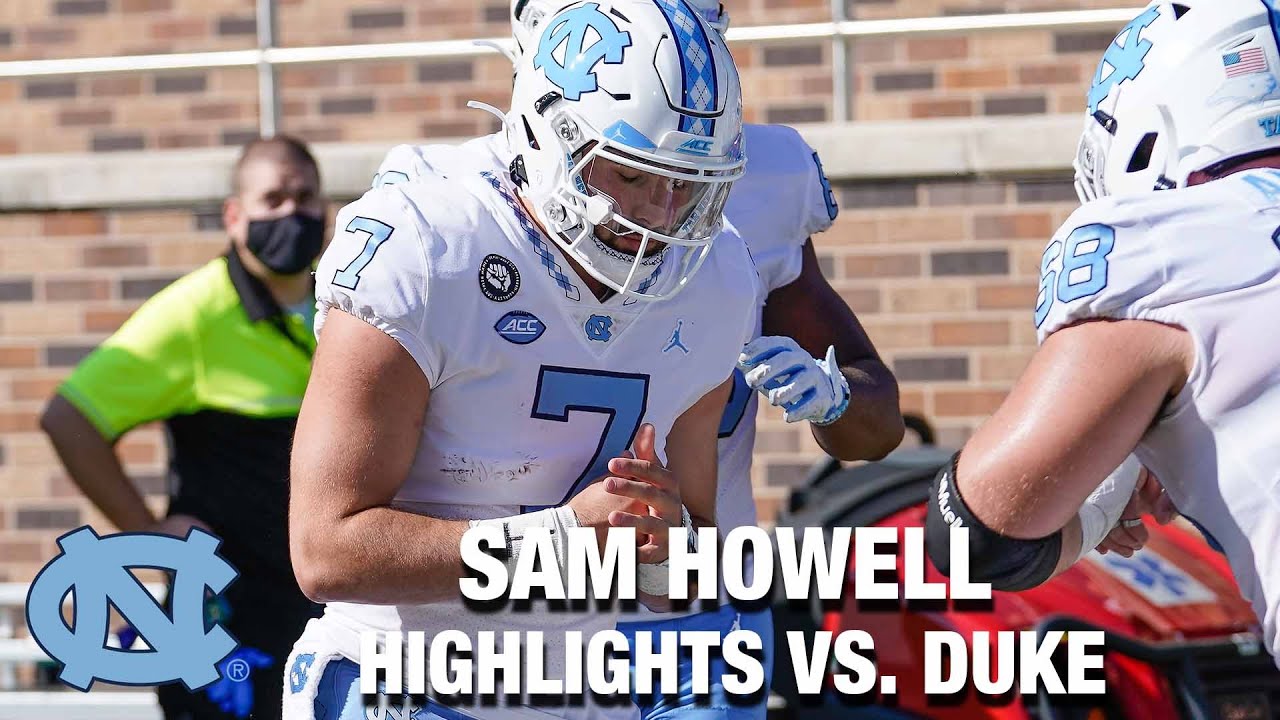 UNC Quarterback Sam Howell Leads Offense In Win Over Duke