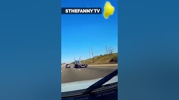 Giant Dinosaur Sculpture Hits Bridge