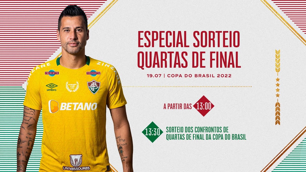 FIZEMOS O SORTEIO DAS QUARTAS DA COPA DO BRASIL 