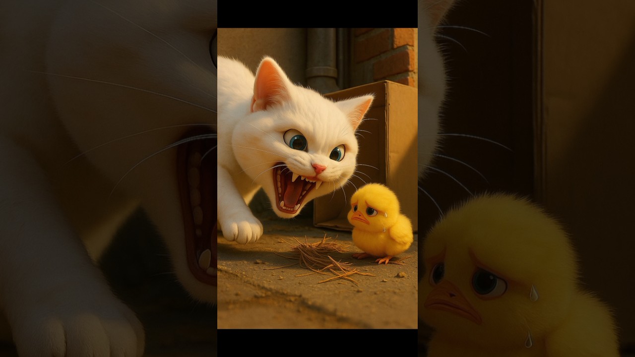 The Cat 😺 Was Hungry But It Choose Kindness...