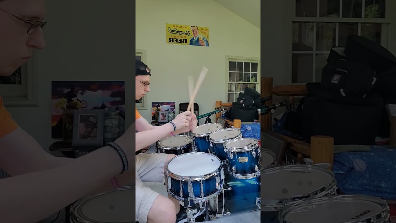 Yamaha Stage Custom Birch kit Demo: 8, 10, 12, 14, 20 kick #evansheads #drums #drummer #yamaha