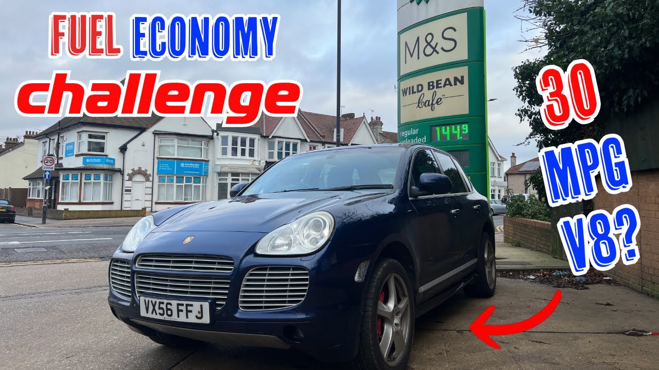 A 30 MPG V8? Porsche Cayenne Fuel economy Challenge! YouTube