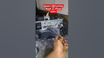 Epson L380 printer Wash 🖨 Photo print #epson #printersupport