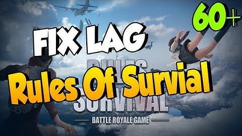 How To Fix Lag In Rules Of Survival (100% WORKING)(2019)