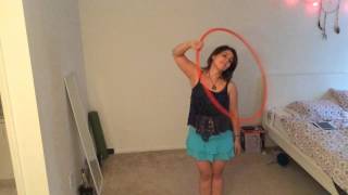 Smear Variation - "Handspin Smear or Coinflip smear" - Beginner Hoopdance Tutorial