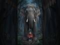 Brave Elephant Saves Lost Boy! 🐘❤️#elephant #amazingfacts #shorts #kindness #ai #rescue #viralvideo