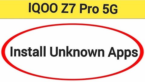 How to install unknown apps, install APK, third party app install kaise karen, iqoo Z7 pro 5G me app