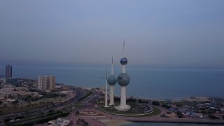 Kuwait Towers in 4K - DJI MAVIC PRO