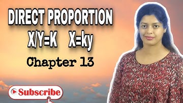 Direct And Inverse Proportion - Introduction - Chapter 13 - class 8 Maths