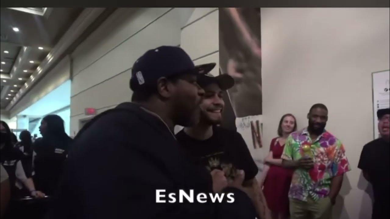 Boxing fans mob Crawford coach with Errol Spence questions esnews