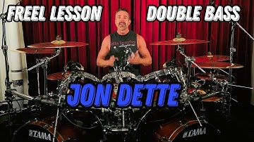 Ex-Slayer Drummer - FREE LESSON - demonstrates the REAL Way to Build Double Bass Speed & Power.