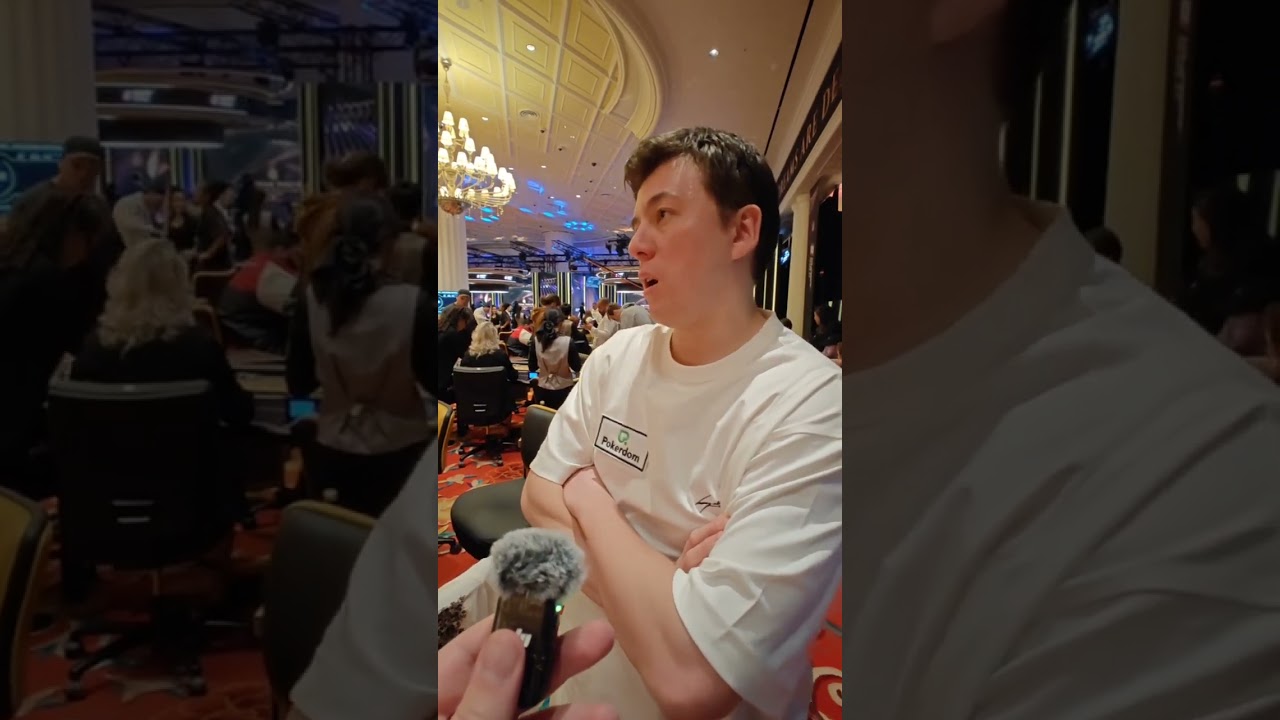 Triton Poker Series Jeju 2025 Main Event Short break for 15 minutes 