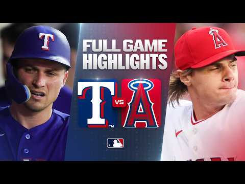 RANGERS vs. ANGELS: Official Full Game Highlights (August 12) | 2026 MLB Season