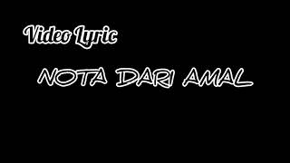 Video Lyric _ Nota Dari Amal [Yaph]