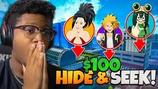 I Hosted A $100 Hide & Seek Contest | My Hero Ultra Rumble