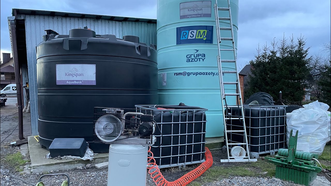 Mieszanie Rsmu sprężonym powietrzem