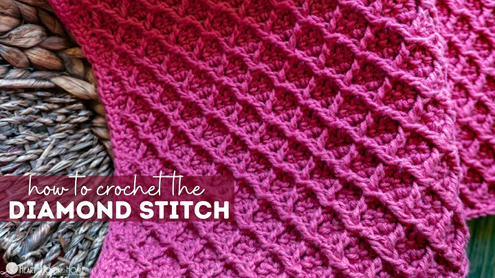 Diamond Stitch Crochet Tutorial