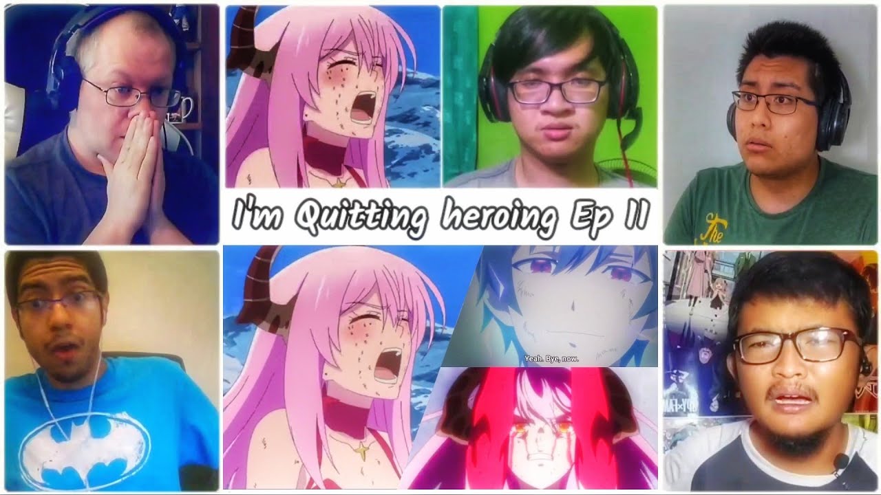 Leo is Gonna Die I'm Quitting Heroing episode 11 reaction mashup - YouTube