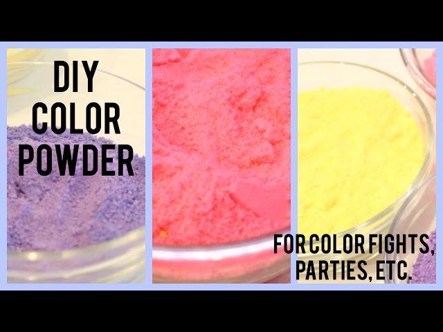 DIY Color Run Powder