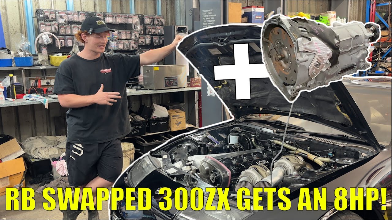 RB SWAPPED 300ZX GETS A ZF8HP?! PART 1!