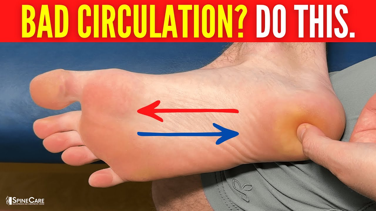 Blood circulation in feet