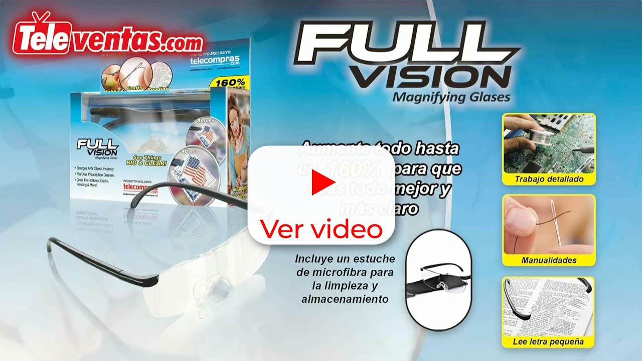 Gafas Lupa Vision De Aumento Con Luz TELEVENTAS COM