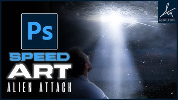 Speed Art | Alien Attack | Photoshop (Photo Manipulation)