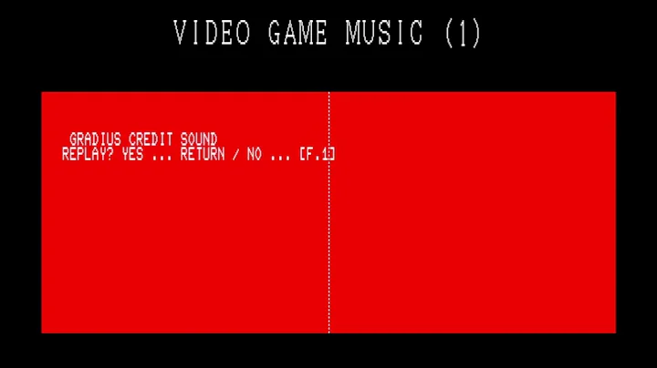 Video Game Music Vol.1 for the NEC PC-88