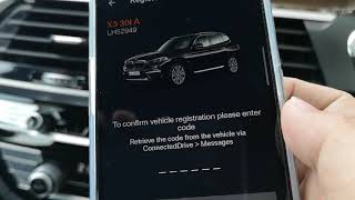 Connecting BMW ConnectedDrive app