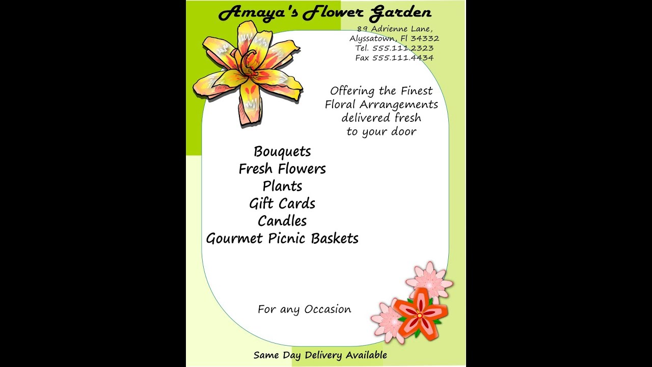 grand opening flyer template