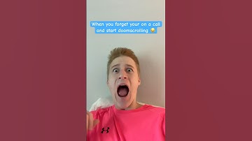 When you forget your on a call 😂