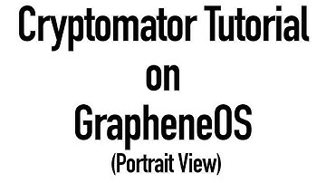 Cryptomator on GrapheneOS: My Preferred Backup Method (Portrait View)