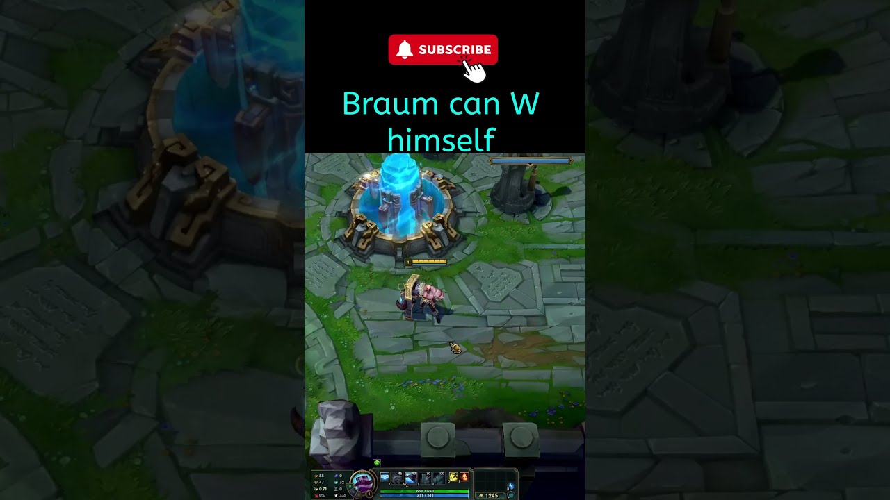 League Of Legends Braum Can W Himself Leagueoflegendstips
