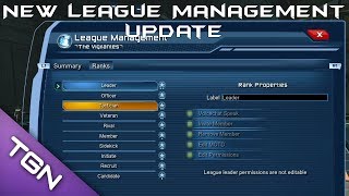 DCUO - GU35 League Management Screen Update