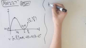 MM227 Maths Methods Fortify Study Guide - "Velocity time graph question"