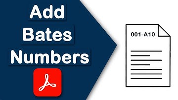 How to add bates numbers to pdf in Adobe Acrobat Pro DC