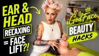 Ear Head Massage gives you Face Lift Beauty hacks by White