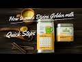 How to make the divine foods golden milk latte 