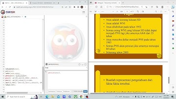 Tugas TOPIC Ke 3 Kecerdasan Buatan Anas PNS  SWI Prolog
