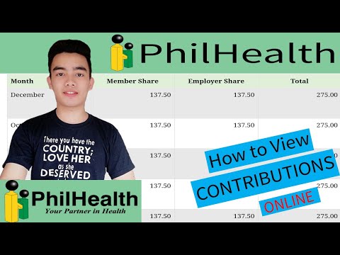 Paano mag verify ng contribution online sa PhilHealth | How to view Contribution  in philhealth