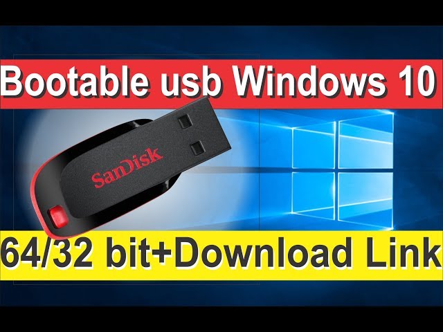 Læs side Brandy How to create bootable usb for windows 10 64,32 bit - YouTube